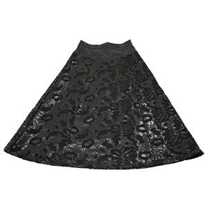 Allison New York Mila Midi Skirt in Black
